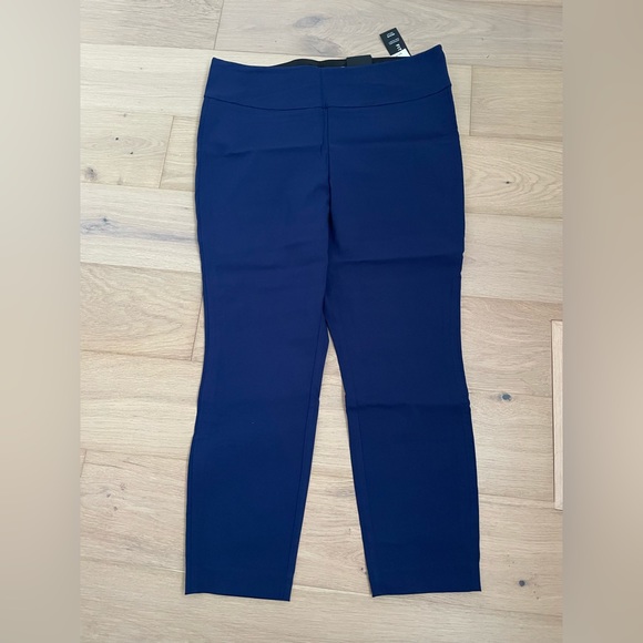 NWT Rickis XXL Navy microtwill high rise ankle pant instant smooth - Picture 2 of 6
